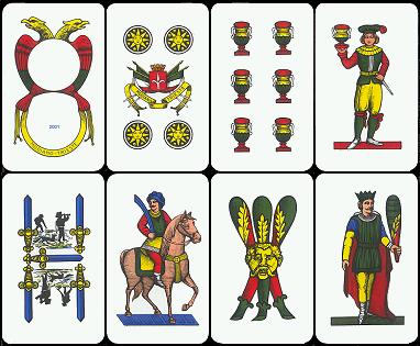 Neapolitan cards Neapolitan cards used to play Scopa
