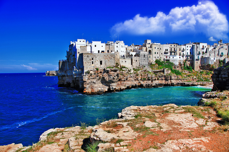 Polignano a Mare, a Blue Flag Beach in Italy