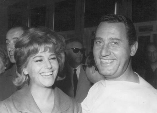 Parvin Ansary and Alberto Sordi