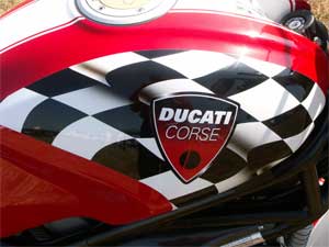 ducati custom tank