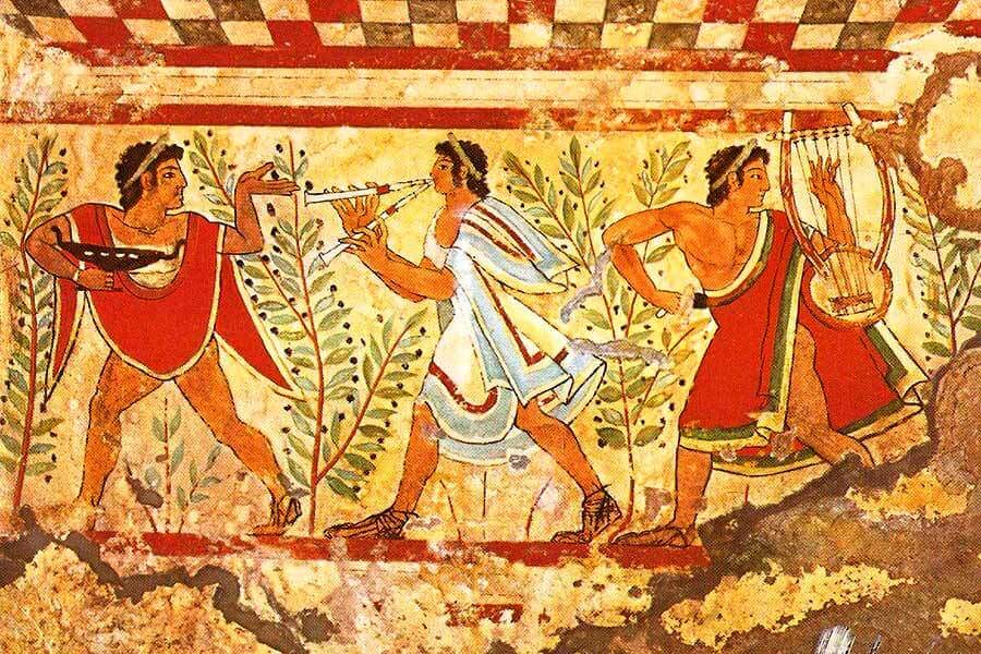 Etruscan art in Italy