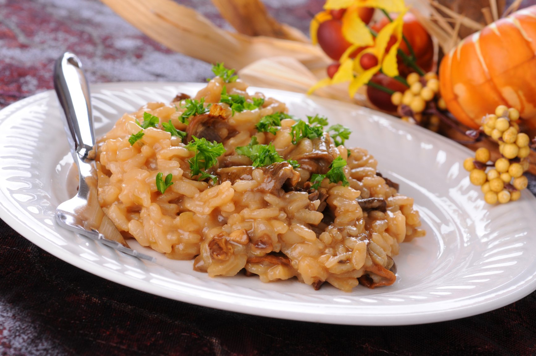 mushroom risotto