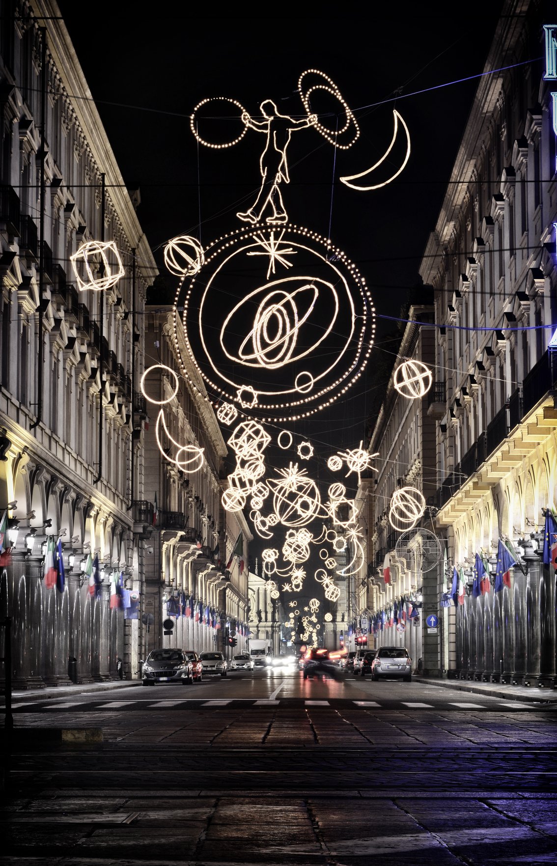 christmas lights turin