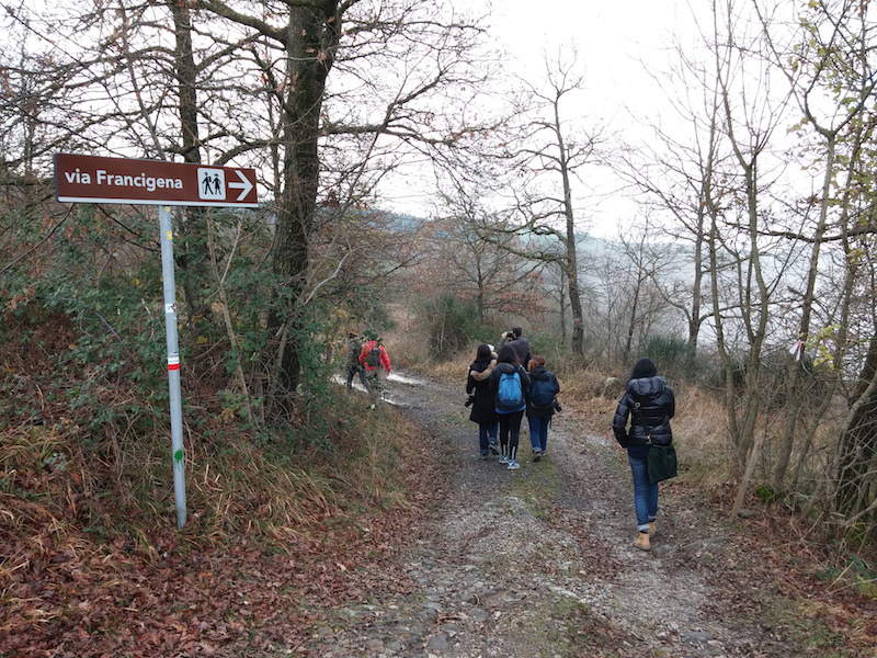 Along the Via Francigena towards Radicofani.