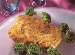 halibut with broccoli