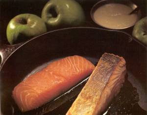 salmon with horseradish