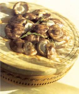 roasted mushrooms