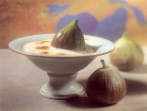 figs with zabaglione