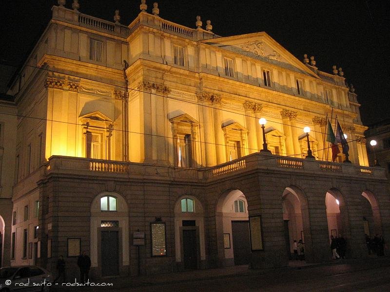 Most Visited Italian Attractions: Teatro La Scala in Milan