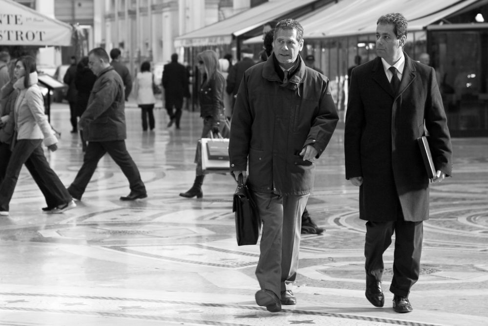 Businessmen in Milan