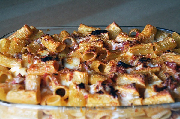 Pasta al forno, a typical Italian dish