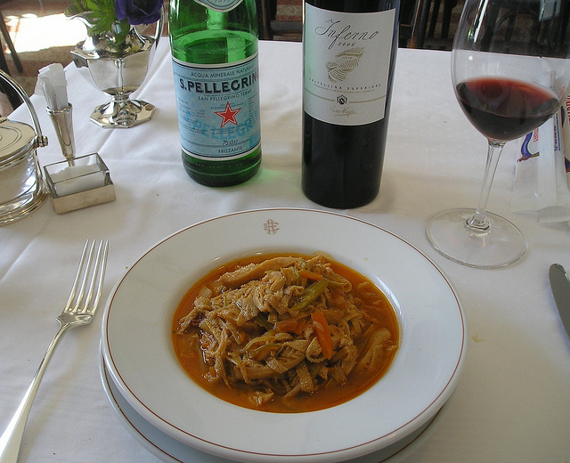 Busecca or trippa alla milanese, a typical weird Italian dish
