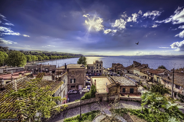 Anguillara Sabazia and Bracciano Lake