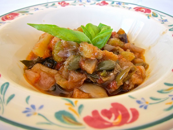 Caponata, regional Sicilian Food