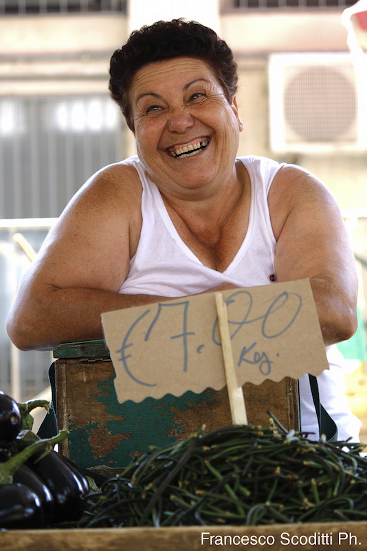 at the market in brindisi, puglia