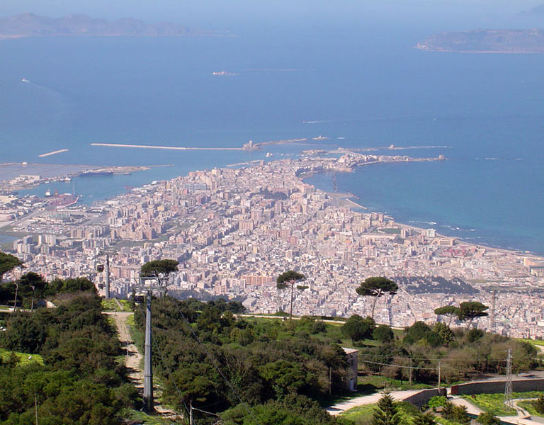 trapani View of Trapani