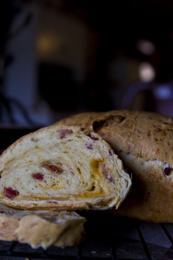 Casatiello, an Italian dish for Easter, typical of Naples. 