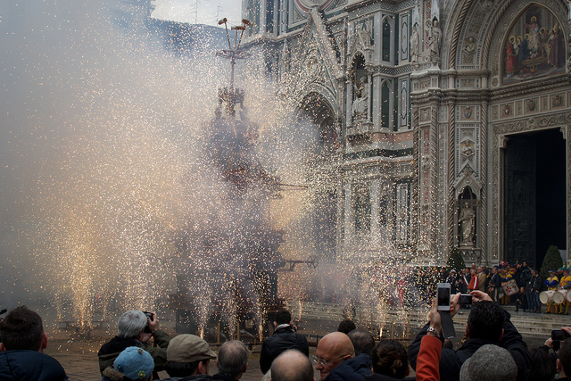 easter in italy, florence