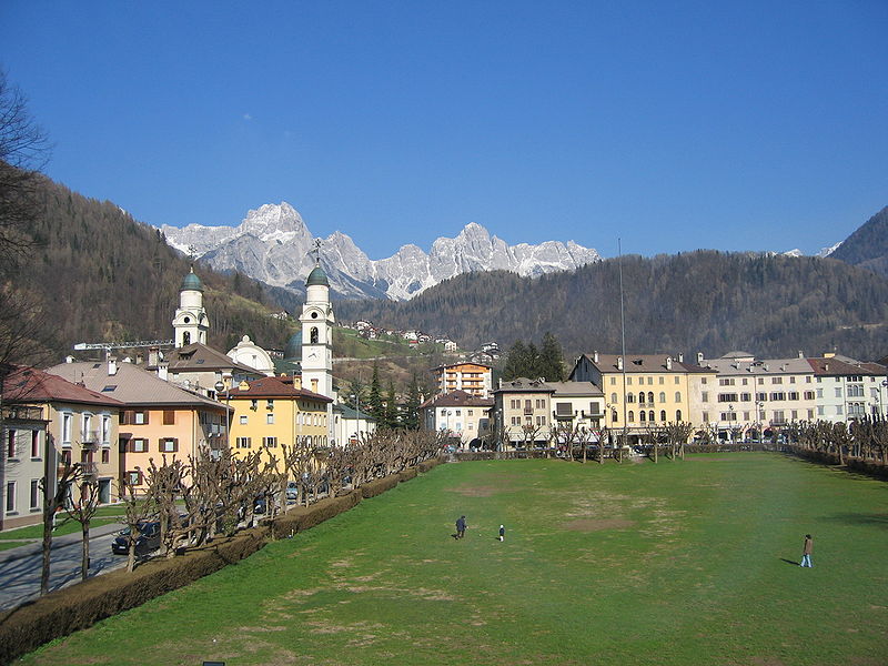 Agordo Dolomites on a bike