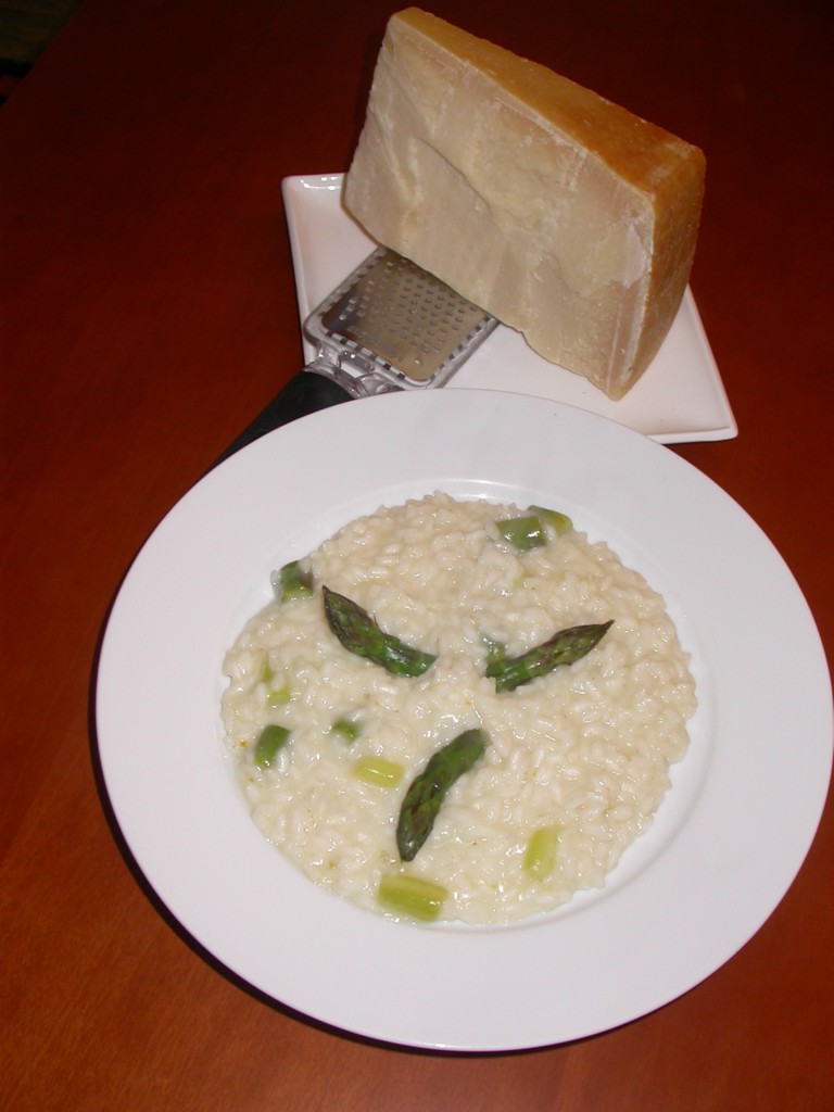 Asparagus rice risotto agli asparagi