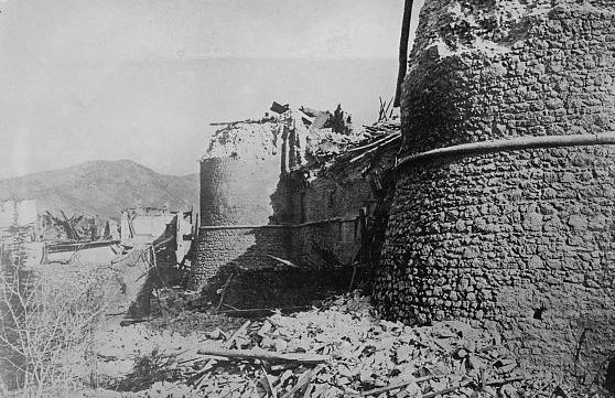 Nerola - Castello Orsini, Avezzano Earthquake, 1915 Nerola - Castello Orsini, Avezzano Earthquake, 1915