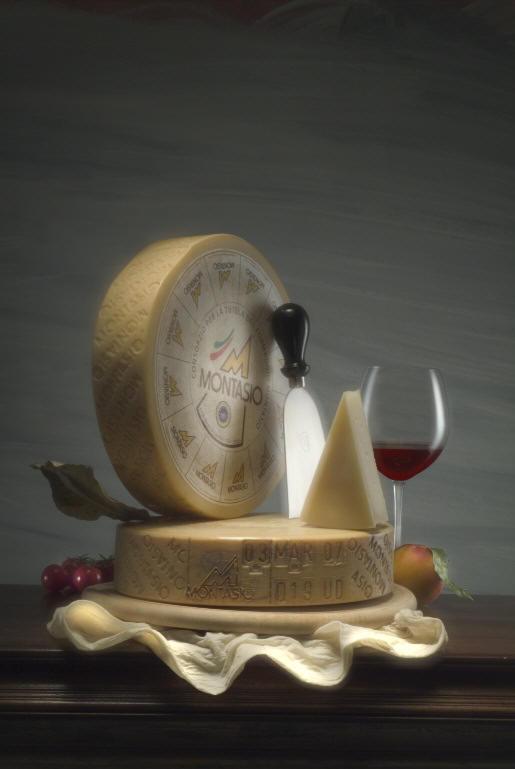 Montasio cheese of Friuli