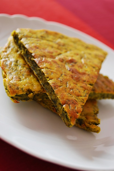 Farinata di Ceci, Chickpeas cake typical of Genova