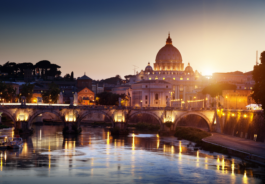 Vatican and the Tiber River