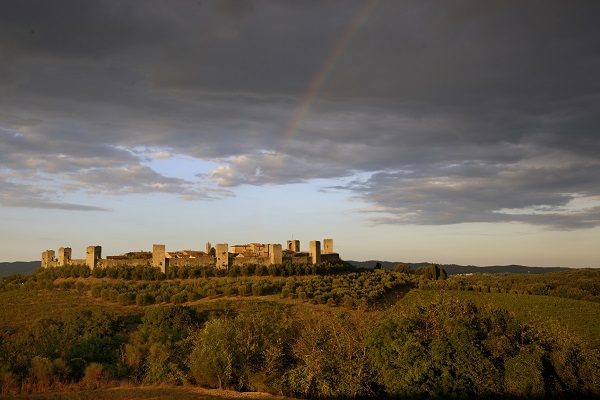 Panorama of Monteriggioni, Tuscany