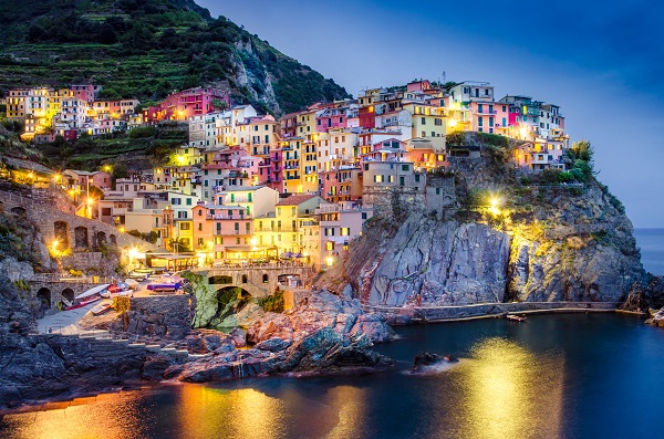 Manarola in the evening 