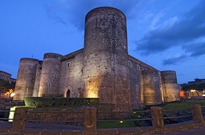 Ursino Castle in Catania. 