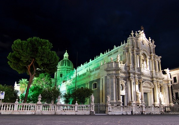 According to tradition, the majestic cathedral in Catania was built on the spot where Saint Agatha died a martyr's death in 251