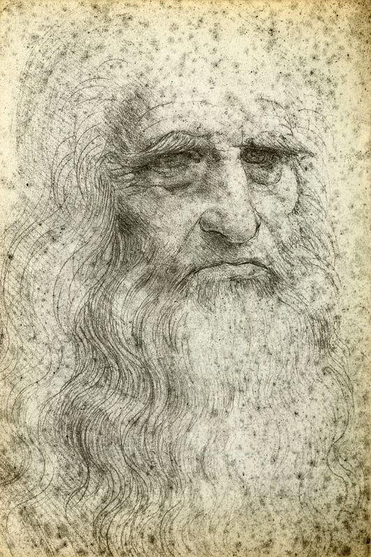 Leonardo da Vinci Self-Portrait, 1512 leonardo da vinci