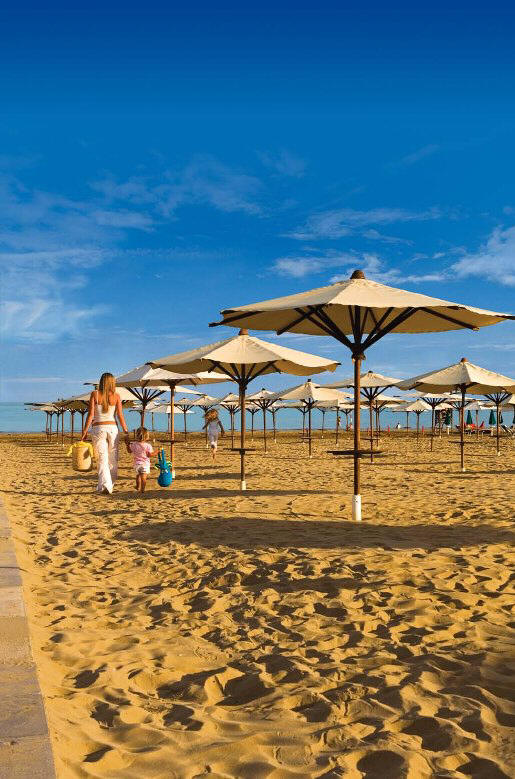 Lignano beach in Friuli