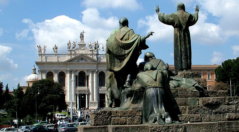 Piazza di porta Laterano, Roma