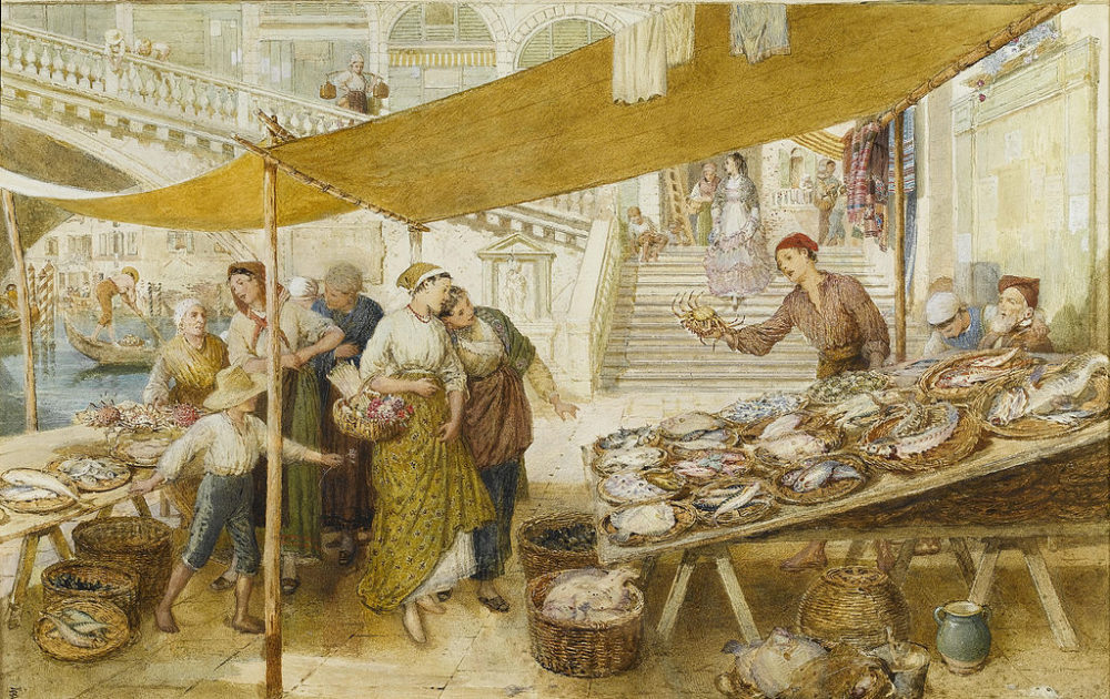 Venetian seafood market