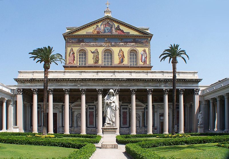 Via Francigena: Roma, San Paolo fuori le mura