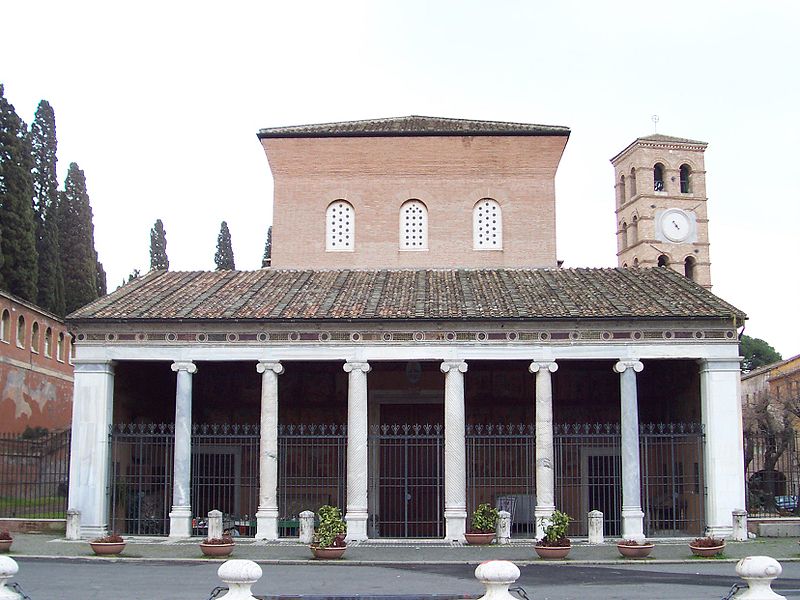 Via Francigena: Church San Lorenzo fuori le Mura, Rome