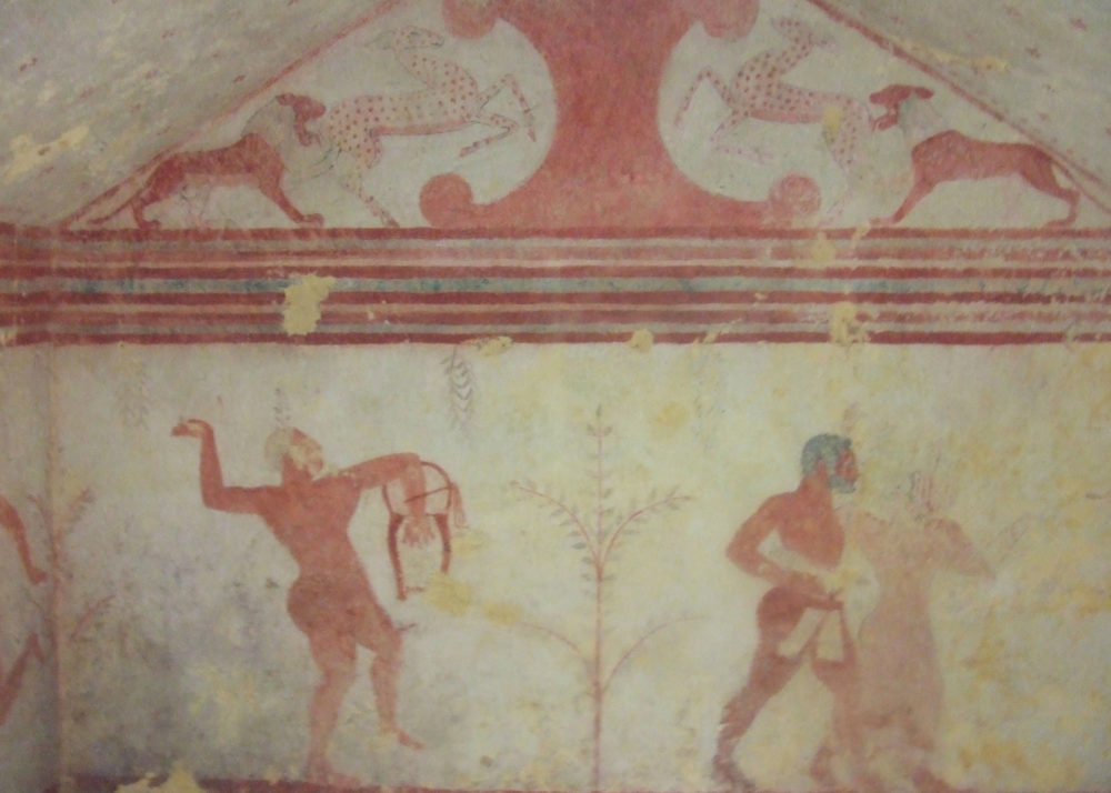 The Bacchantes Tomb necropolis cerveteri tarquinia