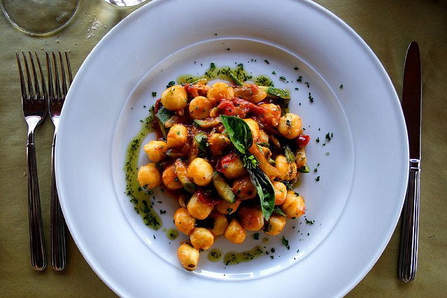 Gnocchi with tomato sauce 