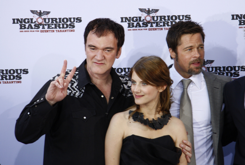 Quentin Tarantino, Melanie Laurent, Brad Pitt - German premiere of the film Inglorious Basterds