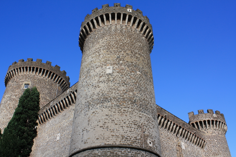 castle of Rocca Pia in the hill top town of Tivoli