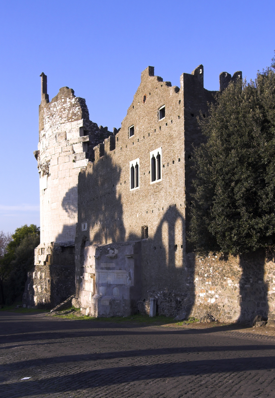 Caecilia Metella's tomb along the Via Appia