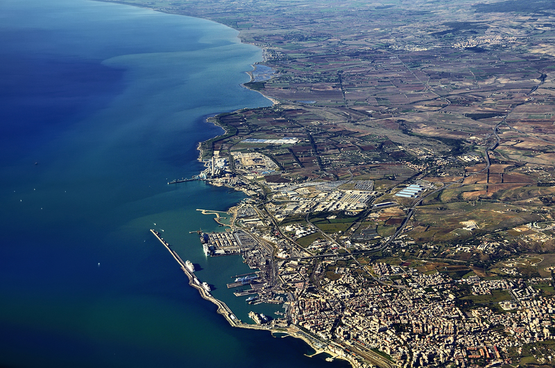 Tarquinia - Aerial View Cerveteri and Tarquinia