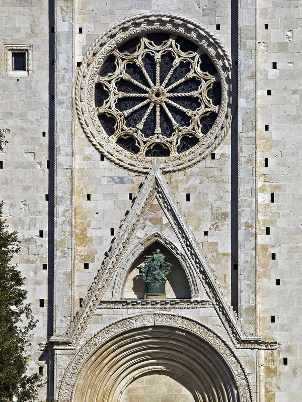 Rose window of dome of Fermo