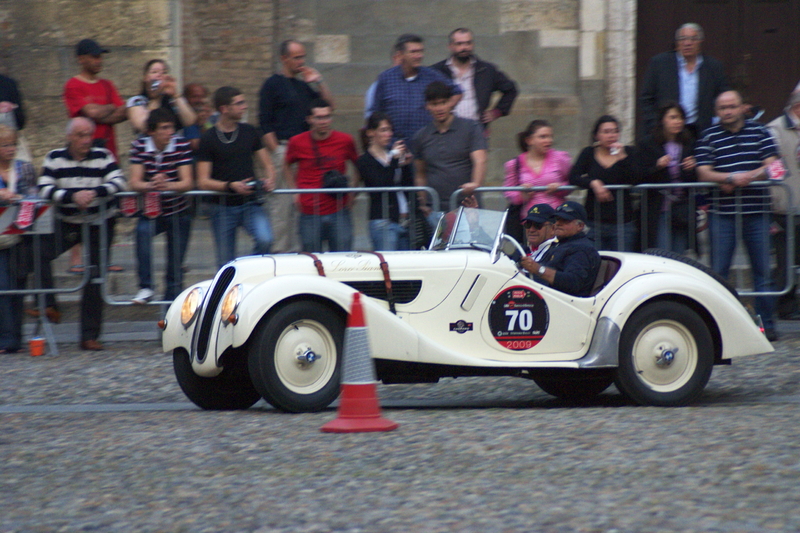 Mille Miglia 2008 - Spider car in Parma