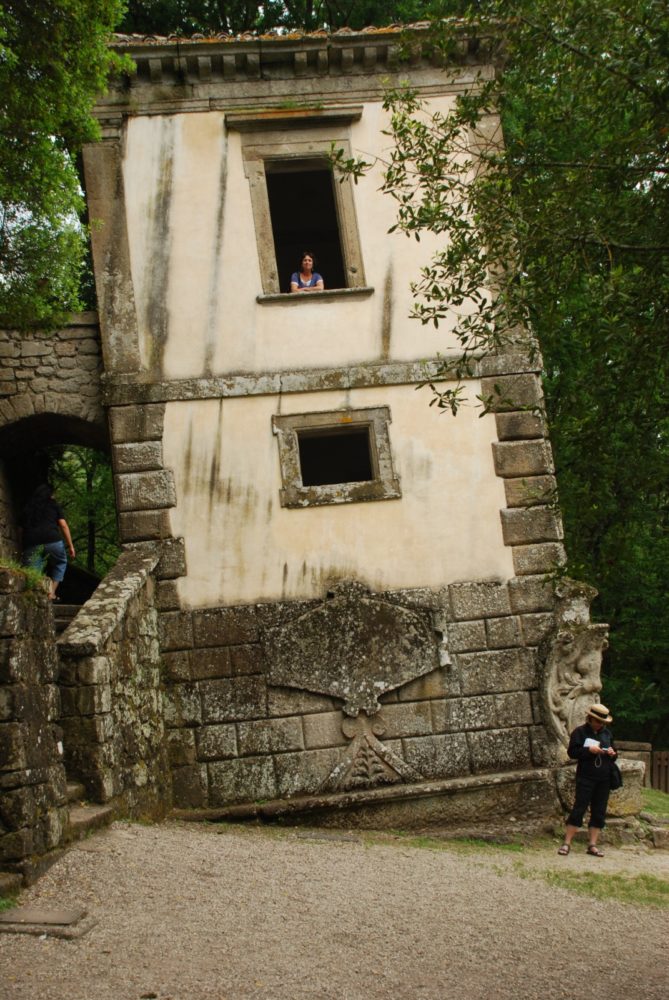 Mannerist Garden, the crooked house Bomarzo Mannerist Garden, The crooked house , Bomarzo