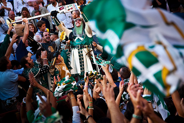 A traditional Italian event: the Giostra del Saracino in Arezzo 