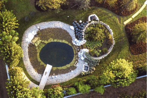 natural pool italy garden