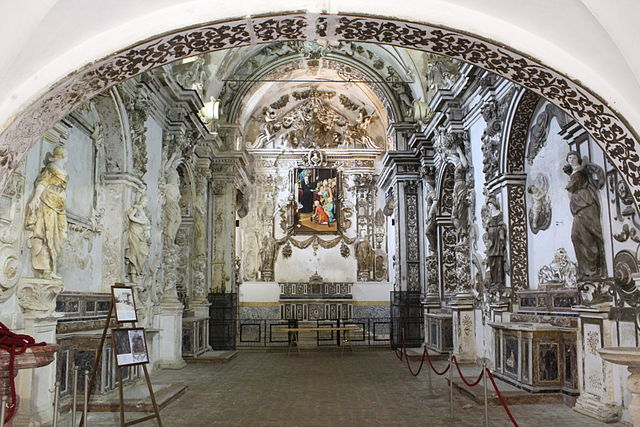 The baroque church of Santa Caterina, one of the many churches of Sambuca di Sicilia 
